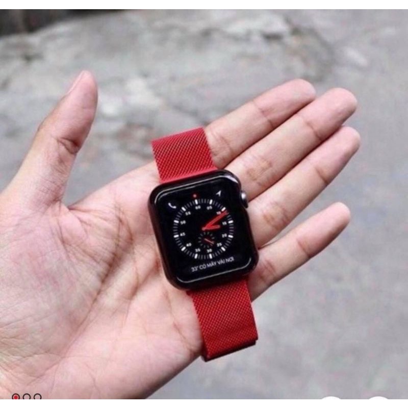 [ 8 màu ] Dây Mesh Apple Watch chính hãng Coteetci thép không rỉ size 38 40 42 44 mm series 1 2 3 4 5 6 SE đồng hồ