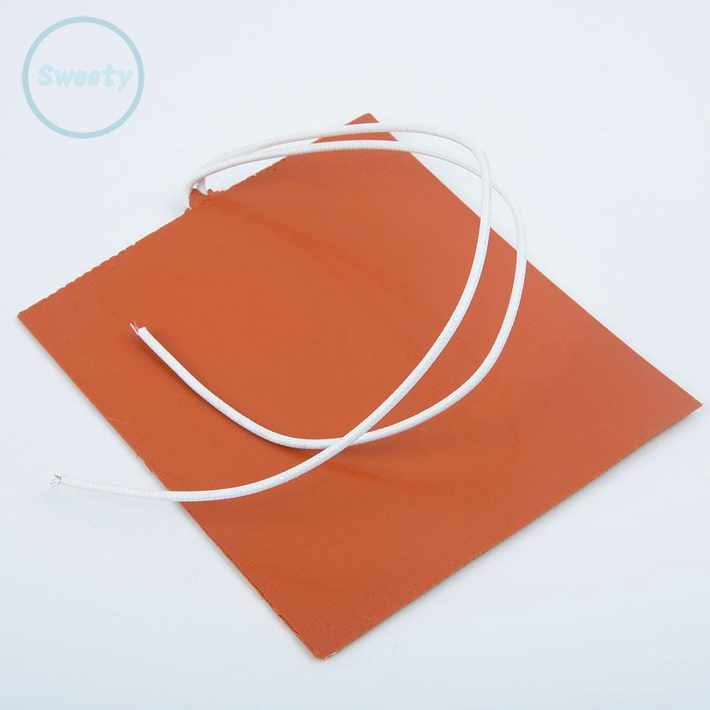 Tấm sưởi nhiệt sử dụng điện bằng Silicon chống thấm nước tiện dụng 100 * 120MM 12V