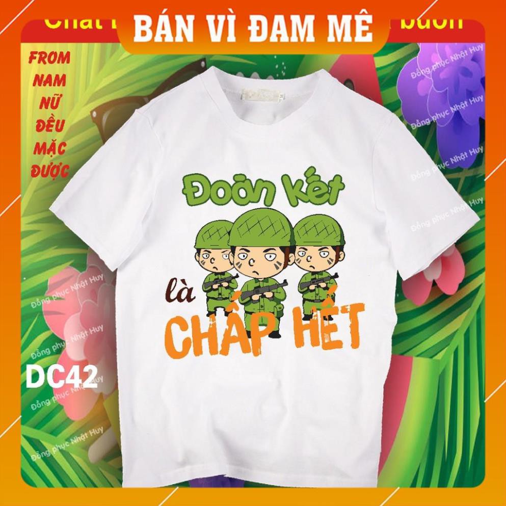 [Mặc Là SANG]  áo nhóm đi chơi DC41, CAO CẤP du lịch, biển, phông, thun,cotton,team nhoi, đoàn kết ta chấp hết