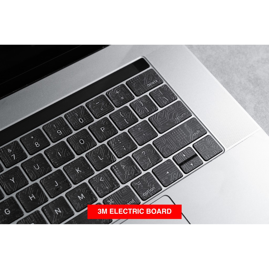 SKIN 3M BẢO VỆ  BÀN PHÍM MACBOOK -  DÁN HỞ ĐÈN LED - CÓ MẪU CHO TẤT CẢ CÁC DÒNG MACBOOK