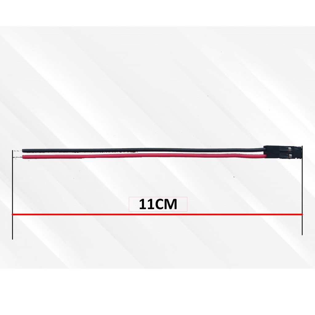 Bộ 10 dây Bus 2 pin 2.54mm dài 11cm, 1 đầu cái, 1 đầu nhúng thiếc