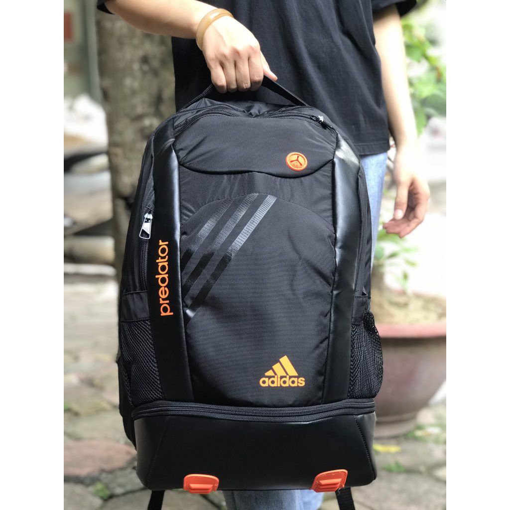 Balo Adidas Predator - Thiết kế vuông vắn cứng cáp có ngăn đựng laptop CHÔNG NƯỚC TỐT