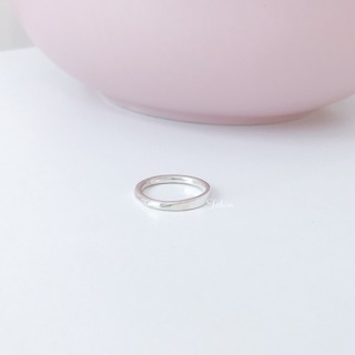 Nhẫn trơn cặp Bạc 925 - Tag ring