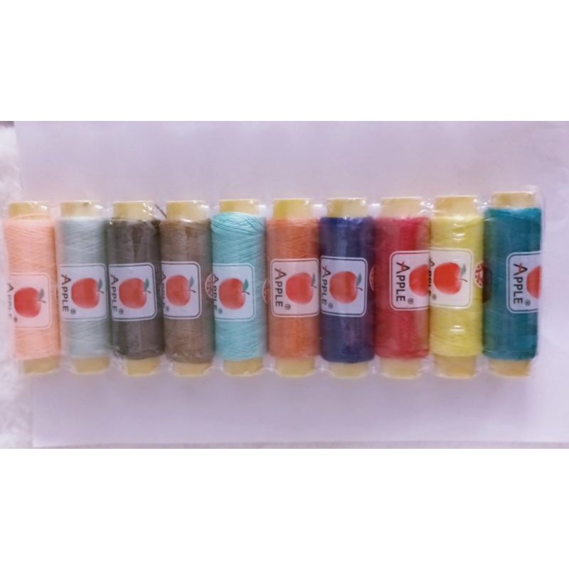 10 cuộn chỉ 10 màu may mặc, may quần áo tiện dụng trong gia đình