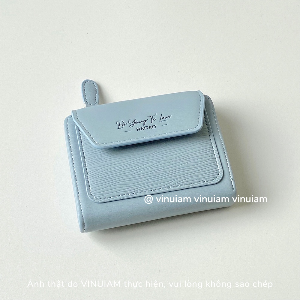 Ví bóp nữ mini cầm tay cao cấp mẫu mới chất da PU đẹp - V02