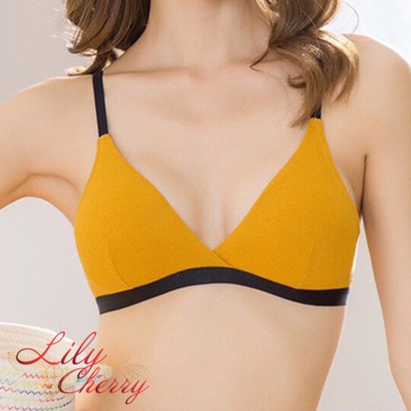 Bộ lót nữ BL058 Bộ lót chất len tăm đệm mỏng mềm mại | BigBuy360 - bigbuy360.vn