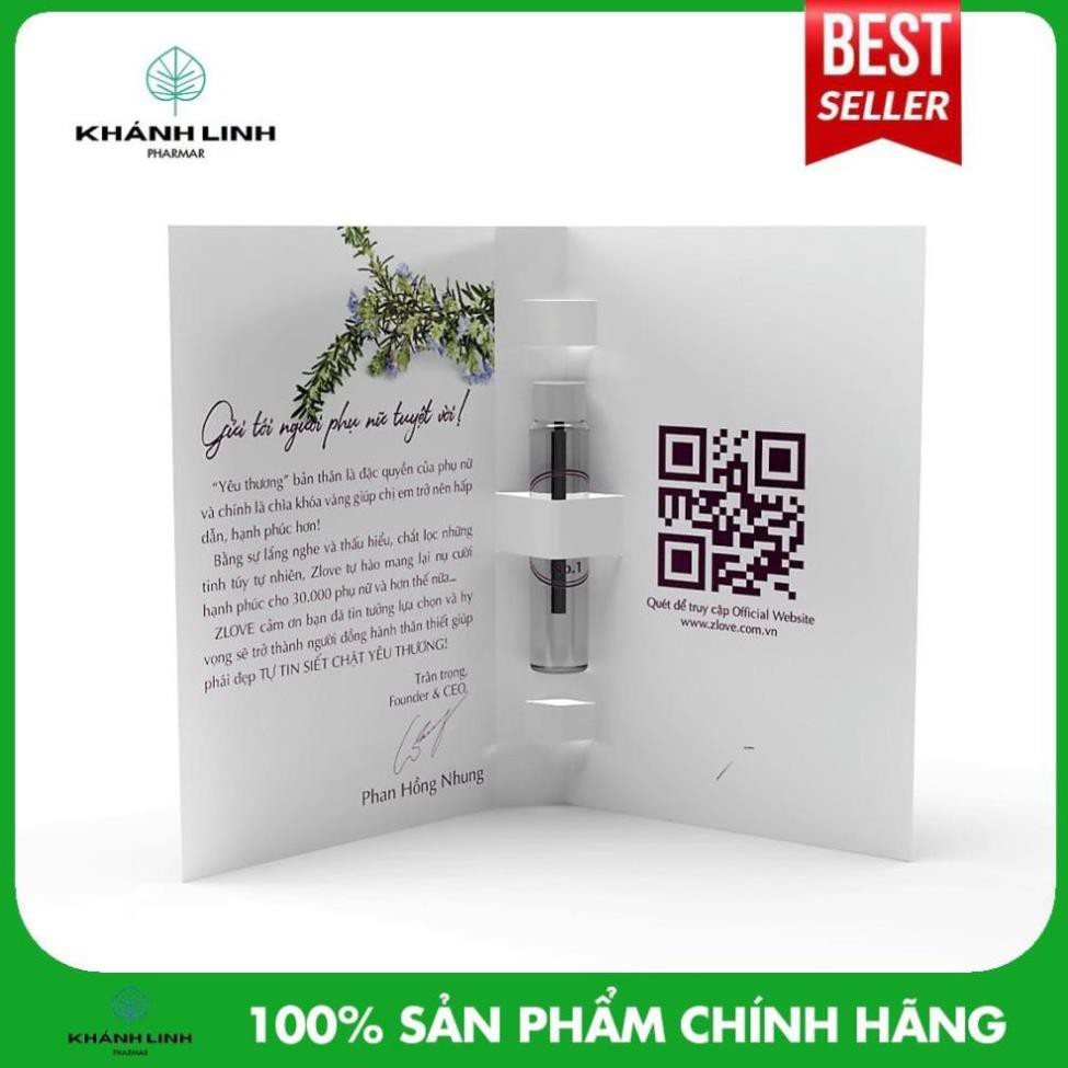 Nước Hoa Vùng Kín Zlove Secret No.1 - 1ml { CÓ CHE TÊN KHI GIAO }