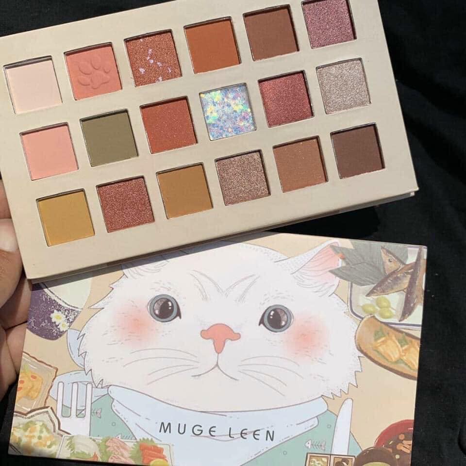 Phấn Mắt Mèo 18 Ô Nhũ Muge Leen Cat Mẫu Mới | BigBuy360 - bigbuy360.vn