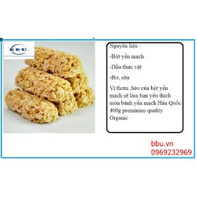 [COMBO 24 BỊCH]  BÁNH YẾN MẠCH HÀN QUỐC [400G X 24 BỊCH]- RẤT TỐT CHO VIỆC GIẢM CÂN