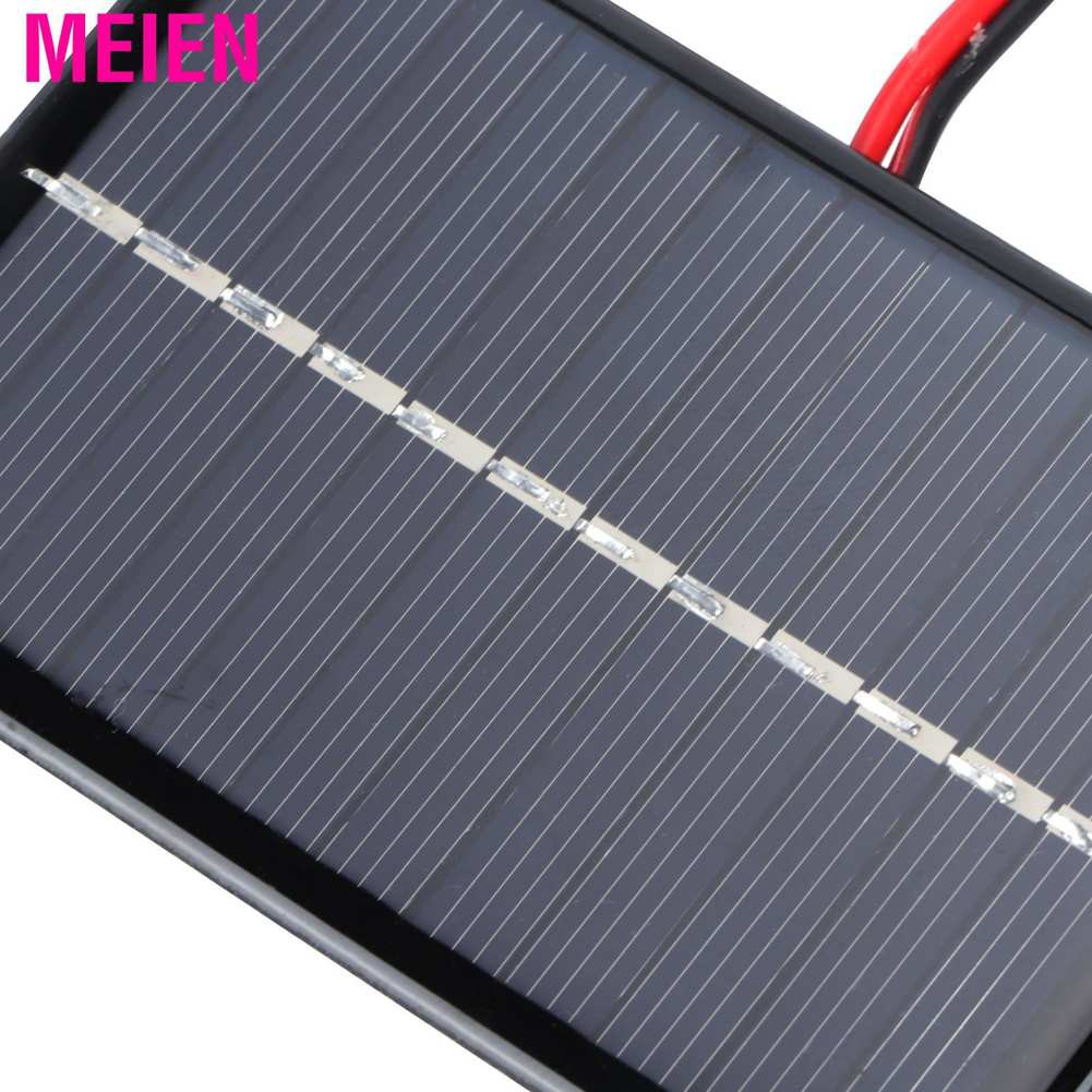 Tấm Sạc Năng Lượng Mặt Trời 0.6w 6v Polysilicon Cho Đèn Đồ Chơi 3.7v