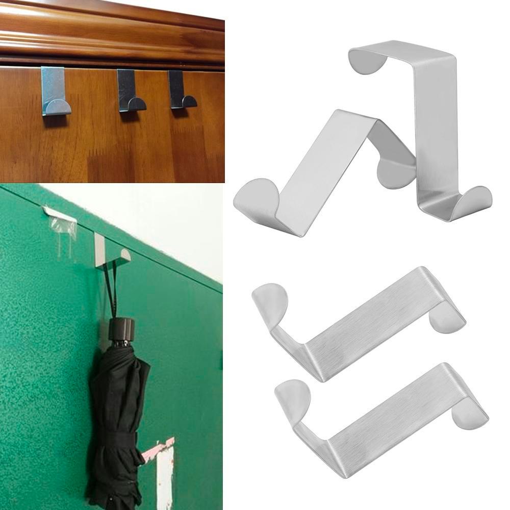 Set 2 Móc Treo Đồ Bằng Thép Không Gỉ Kiểu Mới Tiện Lợi Cho Nhà Bếp