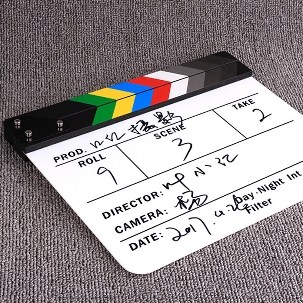 Bảng Clapper Board Nhiều Màu Sắc