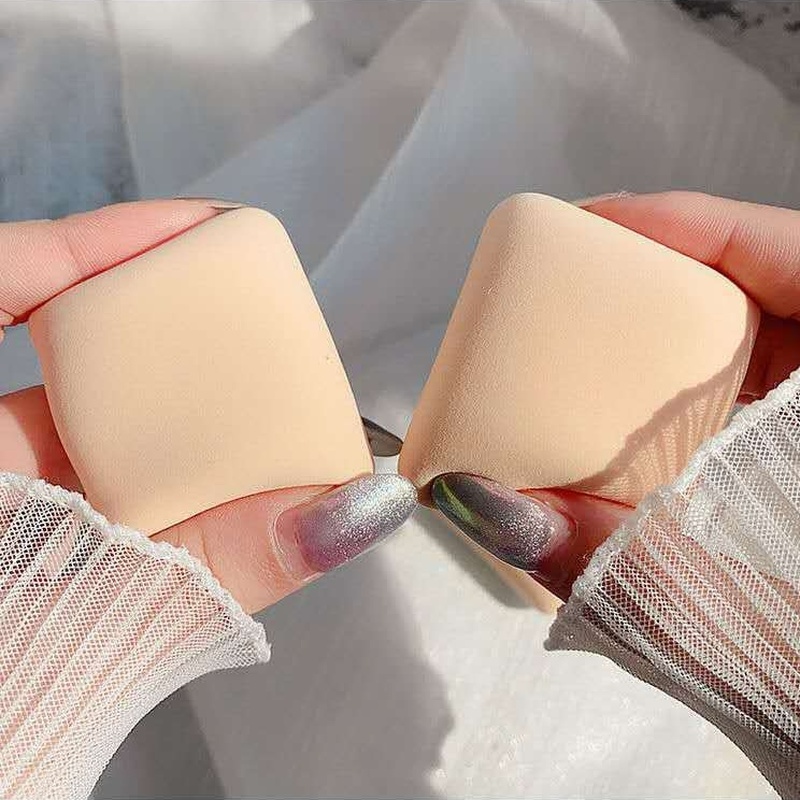 Mút Trang Điểm Cotton Mềm Mại Hình Tròn / Vuông Đa Ứng Dụng