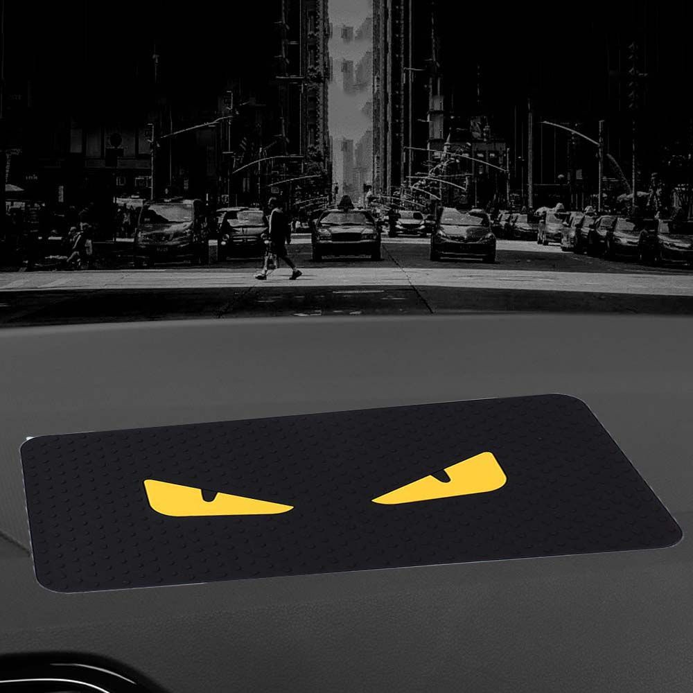 Thảm lót silica gel chống trượt gắn trên bảng điều khiển xe hơi dùng đựng chìa khóa / mắt kính có thể tái sử dụng