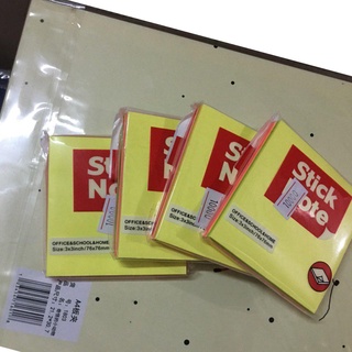 Giấy note vàng 3x3 Wintex 7,6cmx7,6cm