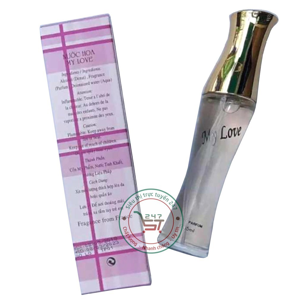 Nước hoa dầu thơm my love mini chính hãng 35ml giá rẻ