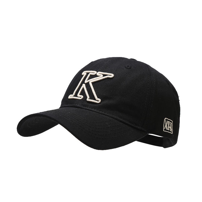 Mũ Lưỡi Trai Mềm Thêu Chữ K Phong Cách Hàn Quốc