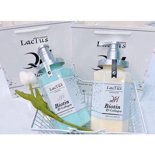 Bộ gội xả Biotin Lactus season giảm gãy rụng - chính hãng