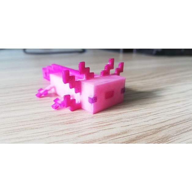 Mô hình trang trí Minecraft Axolotl