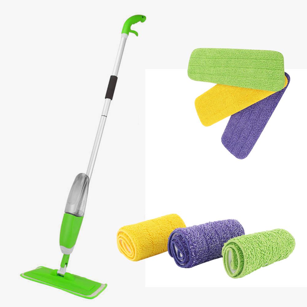 Miếng vải lau thay thế cho cây lau nhà nhiều màu sắc tiện dụng