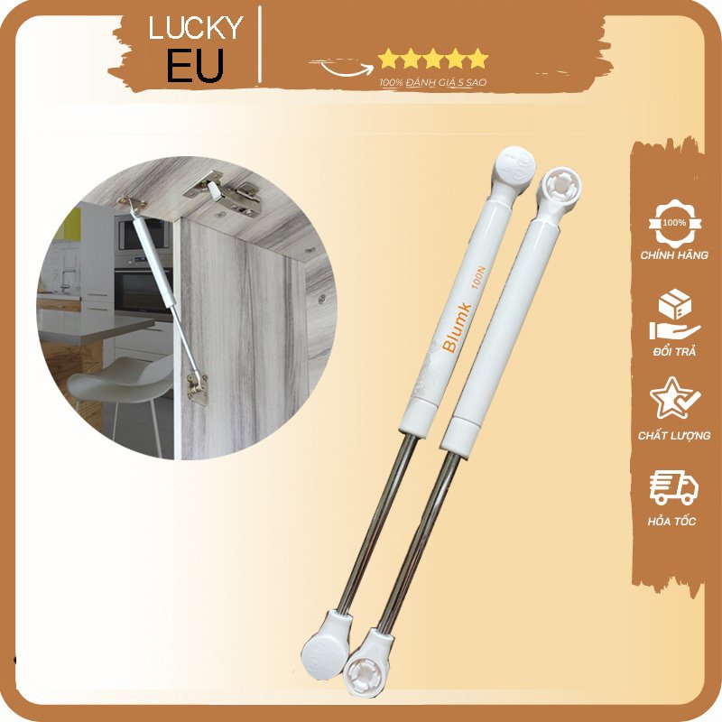 Tay nâng thủy lực, Piston nâng cánh tủ bếp, tủ quần áo có giảm chấn Blumk 80N 100N 120N 150N