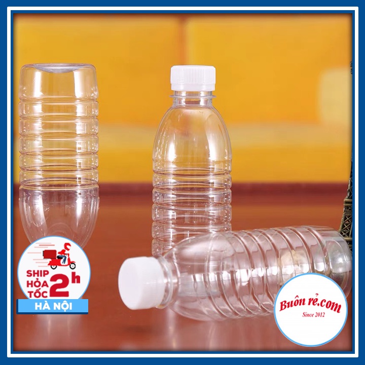 Chai nhựa 350ml đựng trà sữa, nước hoa quả nhỏ gọn tiện lợi - Chai nhựa 350ml an toàn sức khỏe Br01605