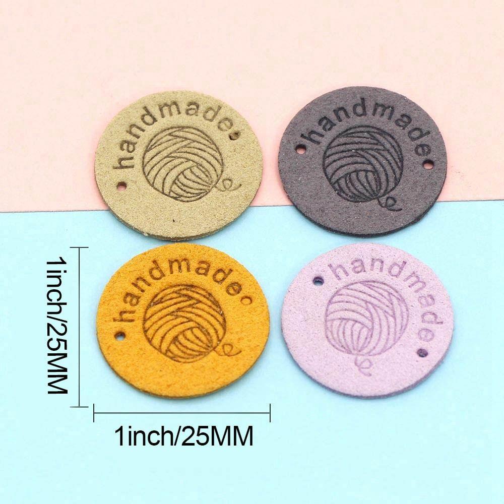 Set 20 Nhãn Dán Hình Tròn Dùng Trang Trí Quần Áo
