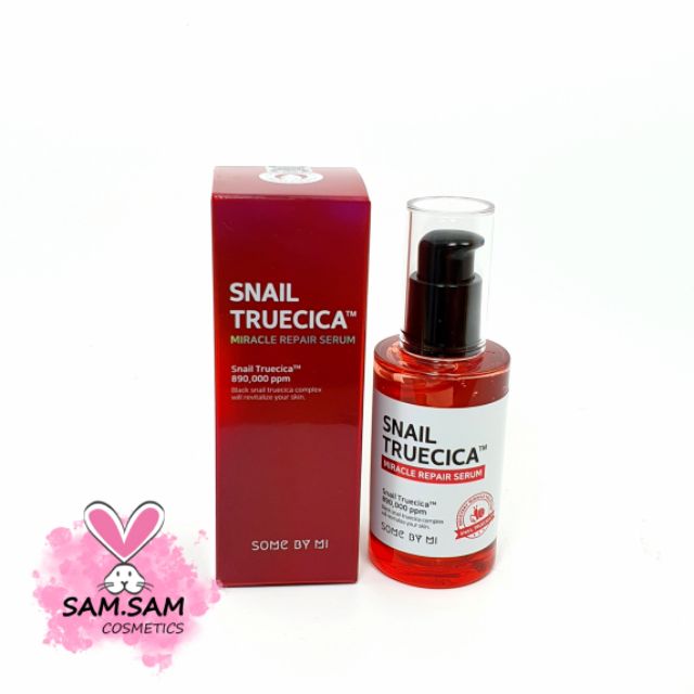 Tinh Chất Dưỡng Phục Hồi, Cải Thiện Vết Thâm, Sẹo, Làm Dịu Da Some By Mi Snail Truecica Miracle Repair Serum