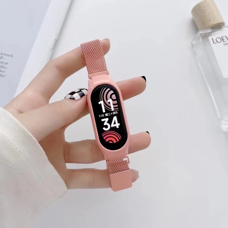 Dây Đeo Đồng Hồ Bằng Thép Cho Xiaomi mi band 7 7 6 band4 Xiaomi mi band 3 4 5 6 7