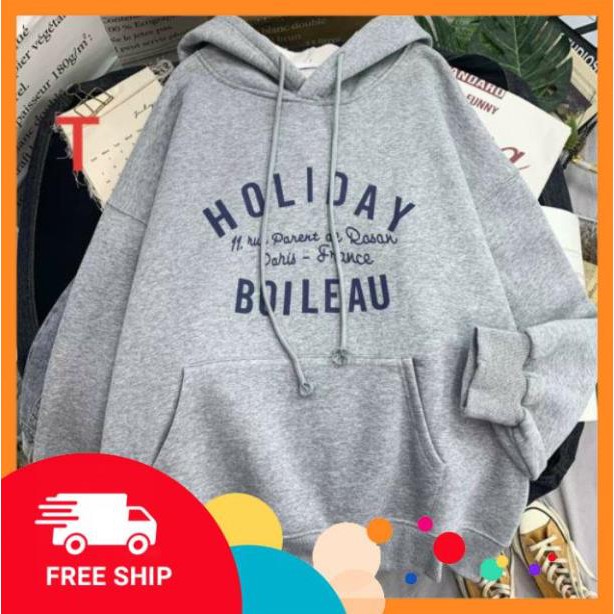 FREESHIP - XẢ KHO CẮT LỖ Áo Hoodie Holiday_TRV