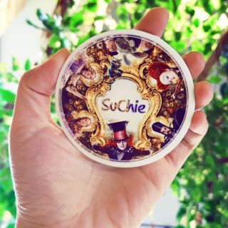 Phấn handmade suchie dạng hộp nén sẵn