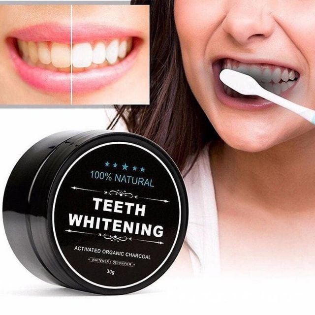 😀 😀 BỘT TẨY TRẮNG RĂNG THAN TRE HOẠT  TÍNH (TEETH WHITENING