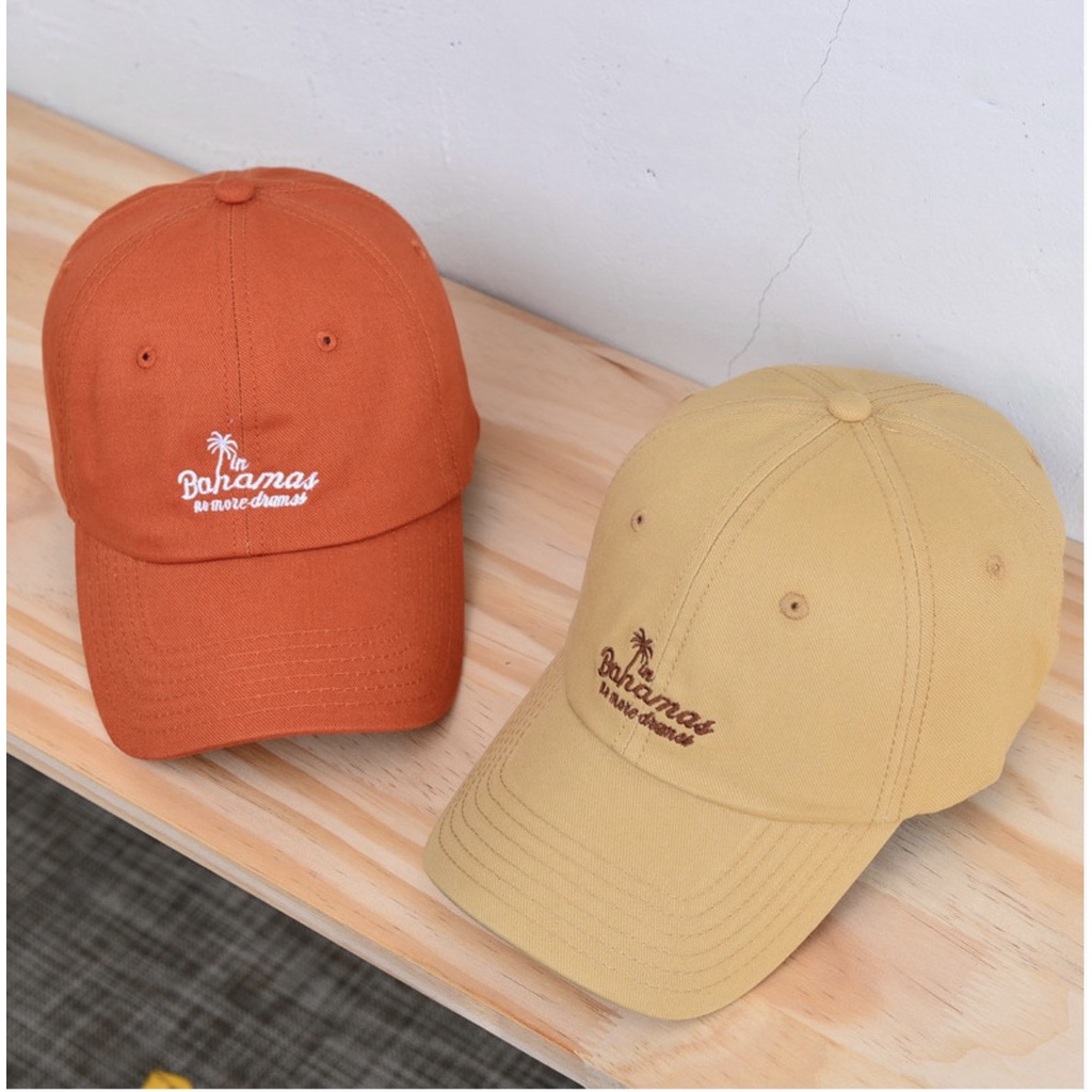 Mũ Lưỡi Trai Thêu Chữ Thời Trang Xuân Hè Unisex Kích Thước Điều Chỉnh Được