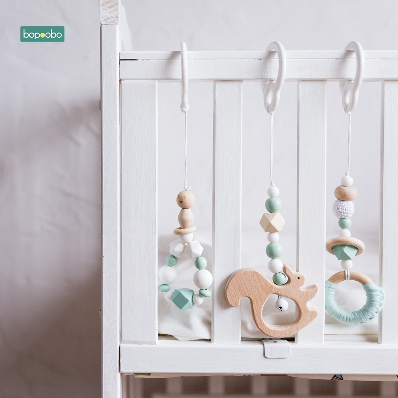 Đồ chơi gỗ treo đầu giường dành cho các bé MAMIMAMIHOME