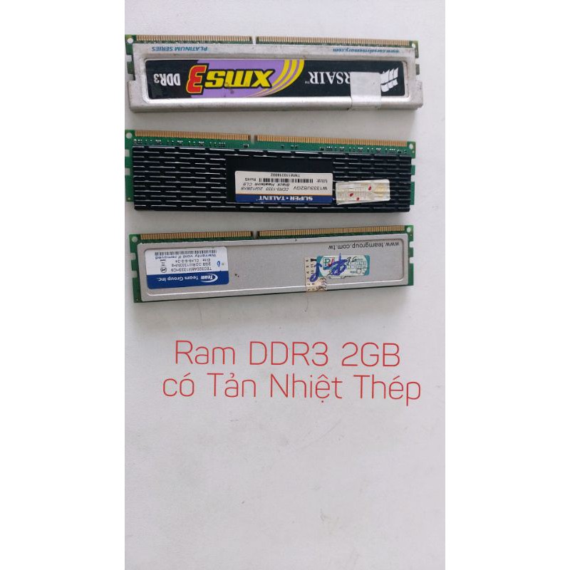 RAM DDR3 2GB CÓ TẢN NHIỆT THÉP
