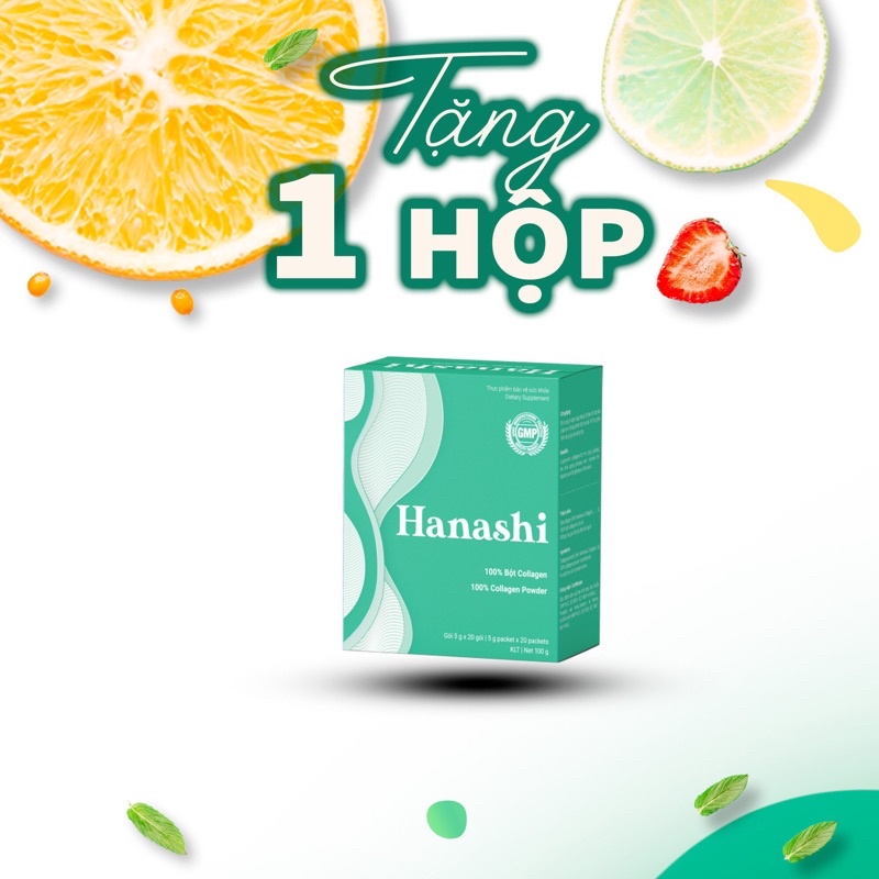 HANASHI Collagen Vĩnh Hoàn Collagen thuỷ phân thế hệ mới hộp 100g