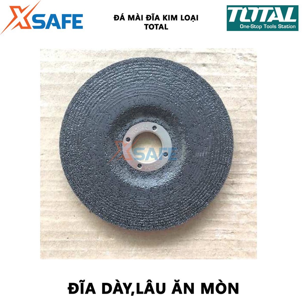 Đá mài kim loại TOTAL Đĩa mài đa kích thước dùng làm mài mòn, nhẵn mịn bề mặt đồ vật