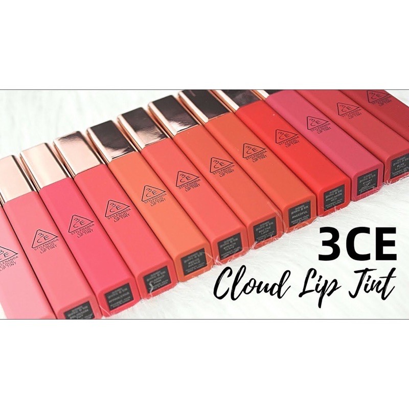 Son kem 3CE Cloud Lip Tint Hàn Quốc siêu hot hàng chuẩn chính hãng