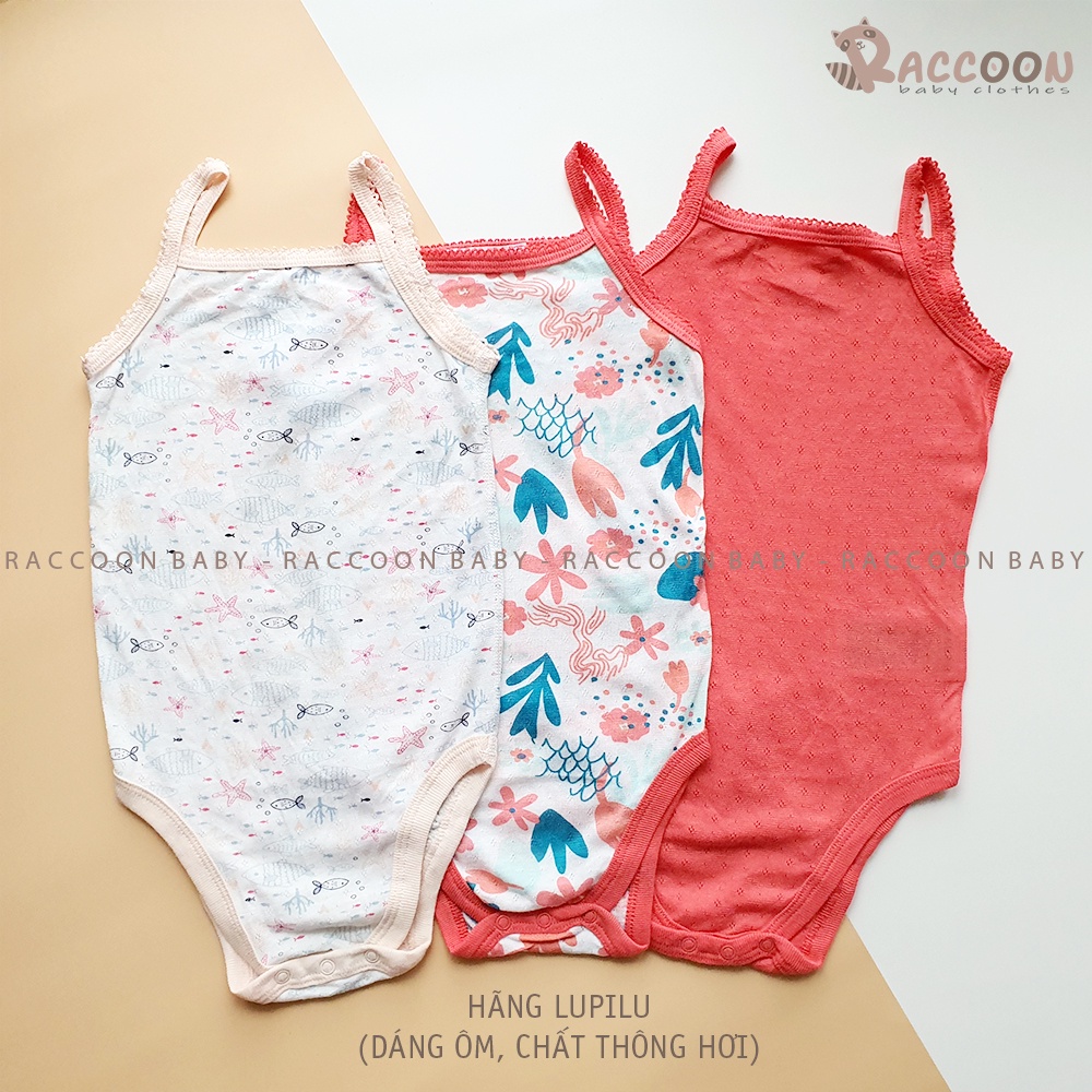 Áo hai dây body chip bé gái Lupilu / Sweet &amp; Soft (3-36m)