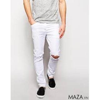 Quần Jeans rách gối