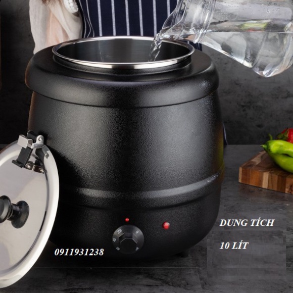 Nồi ủ trân châu - nồi nấu súp - nồi giữ nhiệt cho thức ăn chất liệu lõi inox ( vỏ gang - vỏ nhựa) BẾP NHÀ BEAR