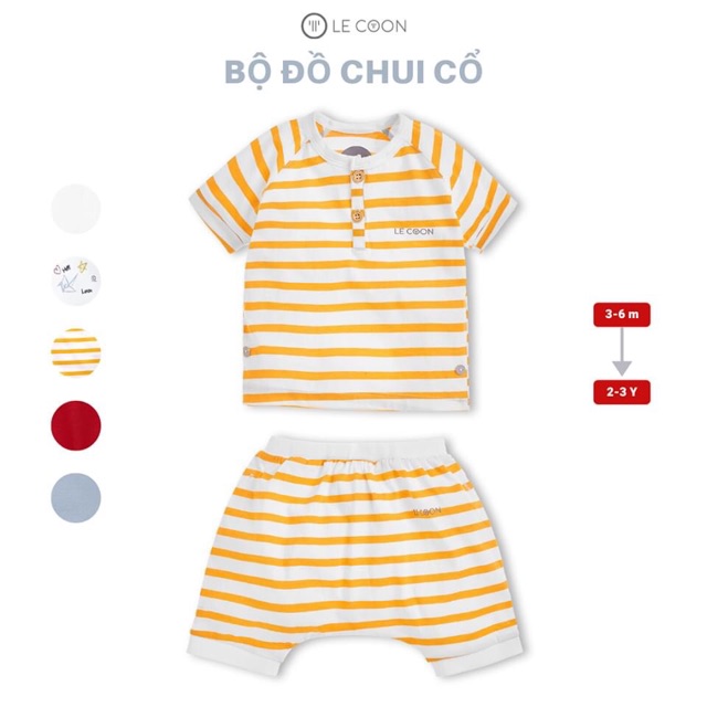 LE COON | Bộ Đồ Chui Cổ 3 tháng-3 tuổi [ babyboo]