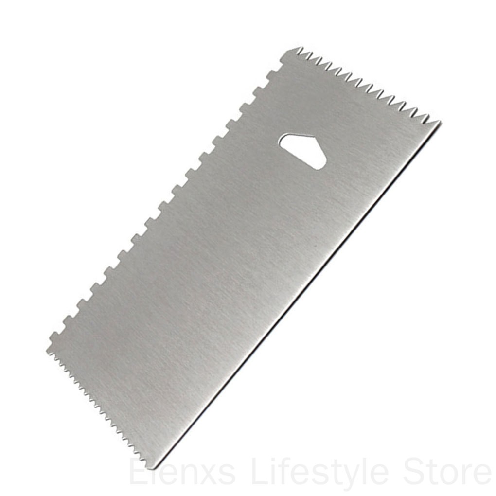 Dụng cụ chà láng bánh kem hình thang bằng thép không gỉ