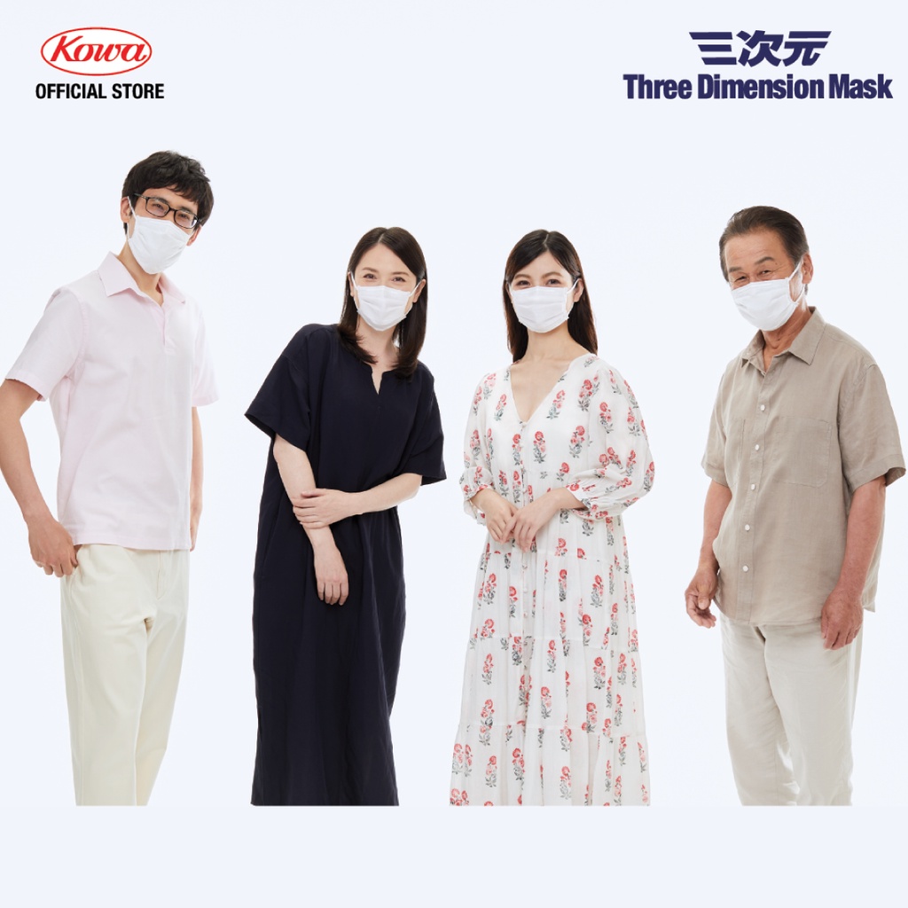 Gói 5 Khẩu Trang Y Tế Kháng Khuẩn Three Dimension Thiết Kế 3D -Size M