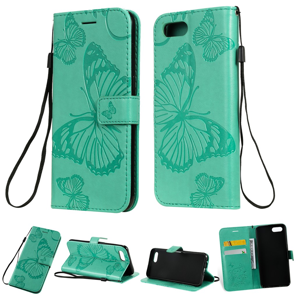 Casing OPPO A1K/Realme C2 embossed butterfly leather shell phone case | BigBuy360 - bigbuy360.vn