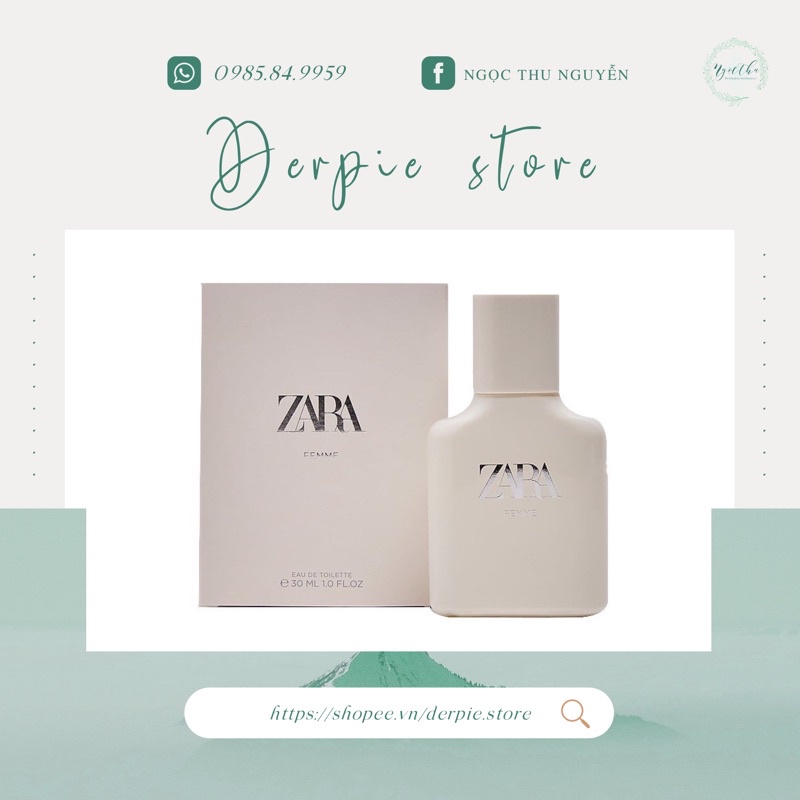 Nước hoa Zara Femme Nữ 30ml-100ml siêu rẻ