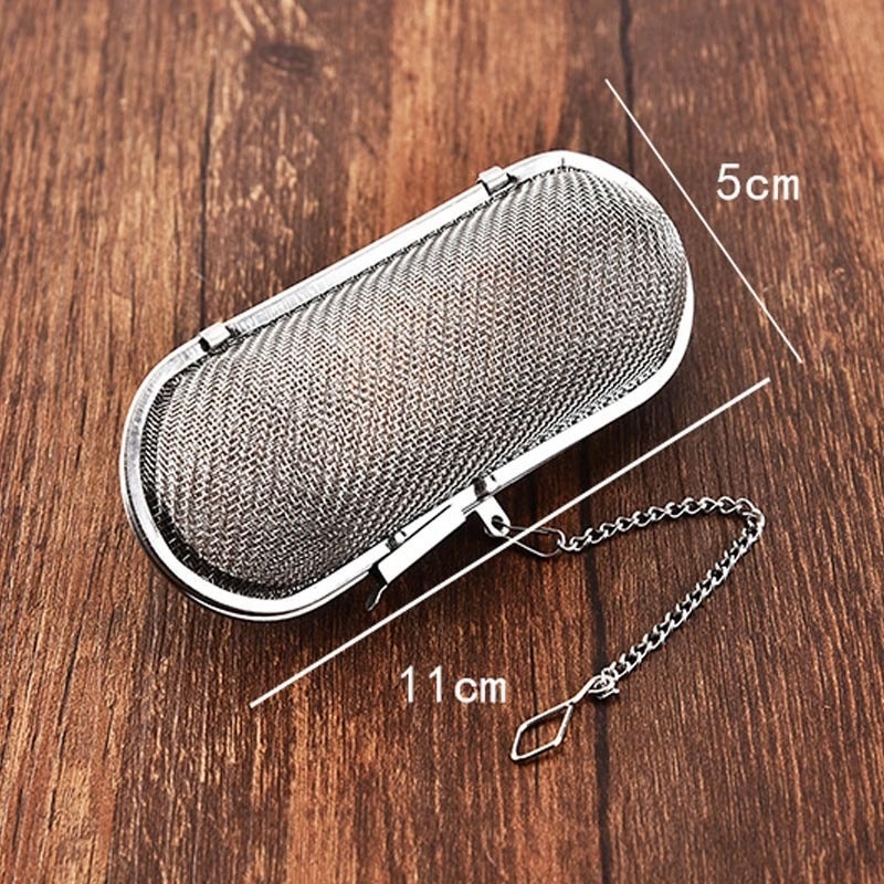 Dụng Cụ Lọc Trà Bằng Thép Không Gỉ Tái Sử Dụng Tiện Lợi