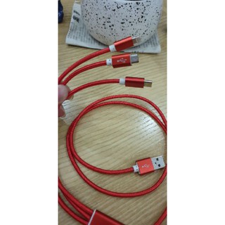 Cáp sạc nhanh 3 đầu