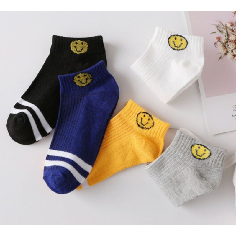 Combo 5 đôi tất mặt cười xinh xẻo giao ngẫu nhiên màu