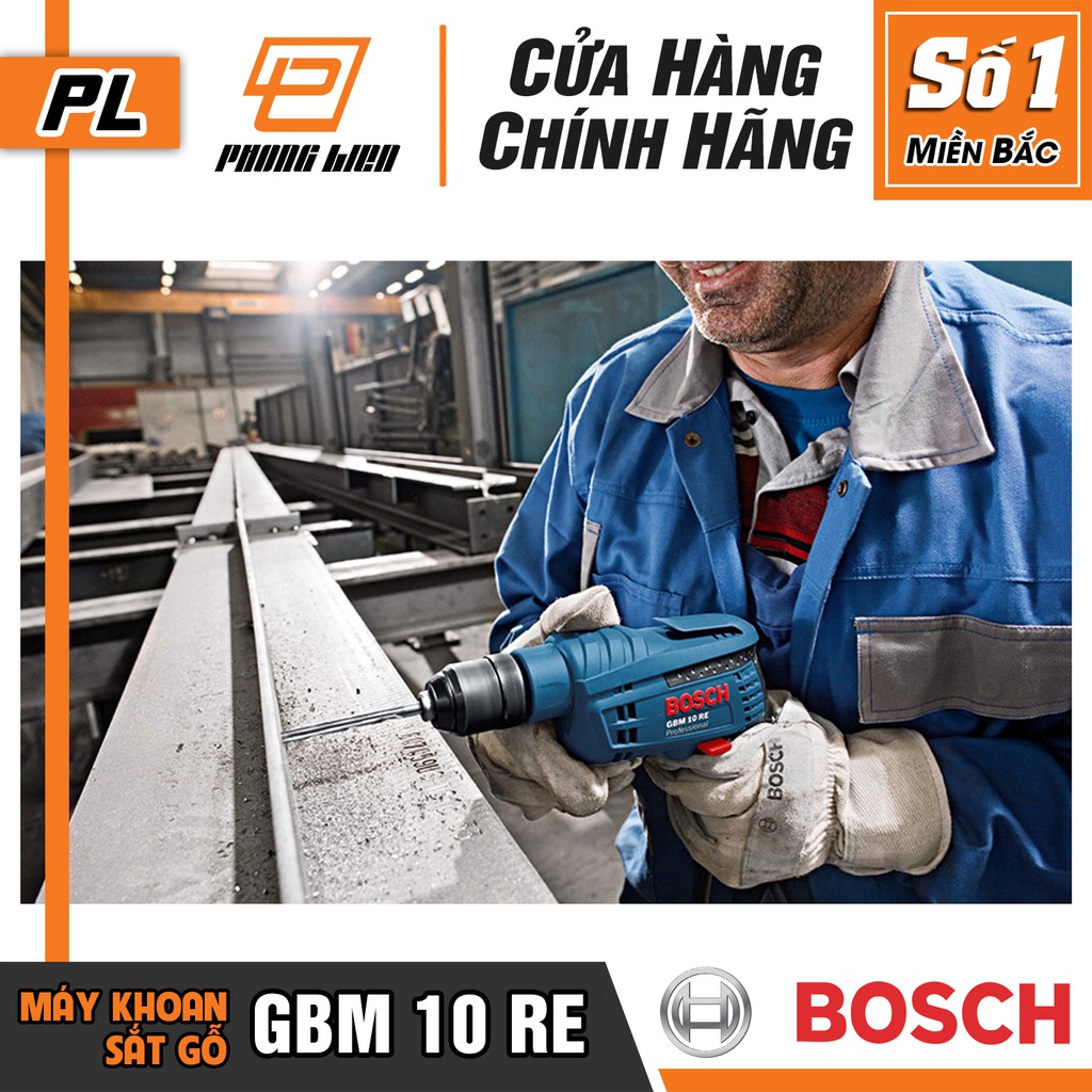 Máy Khoan Điện Bosch GBM 10 RE  - Hàng Chính Hãng